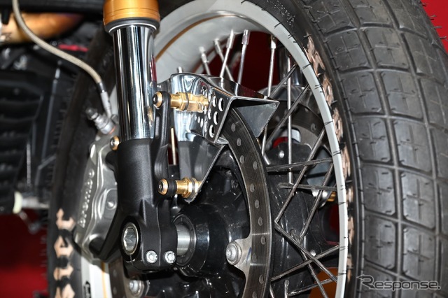 FTR1200SをカスタムしたB’z稲葉浩志氏の愛車『ソニック・テンプル』(東京モーターサイクルショー2023)