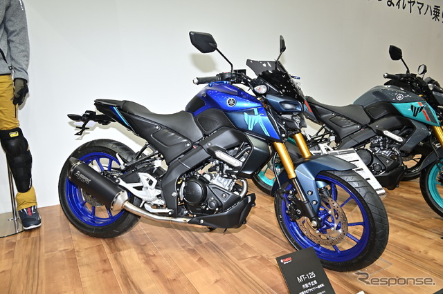 ヤマハ MT-125 アクセサリー装着車(東京モーターサイクルショー2023)