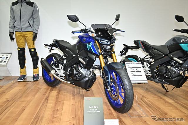 ヤマハ MT-125 アクセサリー装着車(東京モーターサイクルショー2023)