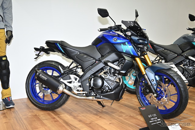 ヤマハ MT-125 アクセサリー装着車(東京モーターサイクルショー2023)