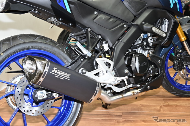 ヤマハ MT-125 アクセサリー装着車(東京モーターサイクルショー2023)