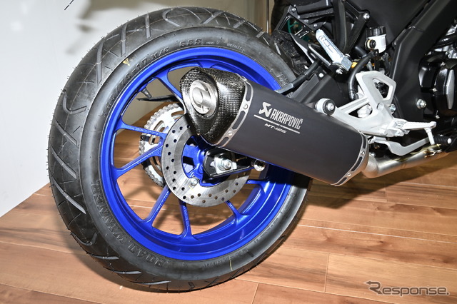 ヤマハ MT-125 アクセサリー装着車(東京モーターサイクルショー2023)