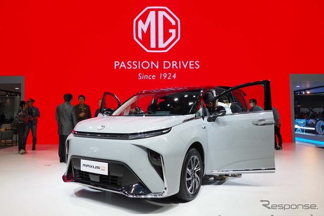 7人乗りの100%電気自動車『MAXUS 9』。全量が中国より輸入される