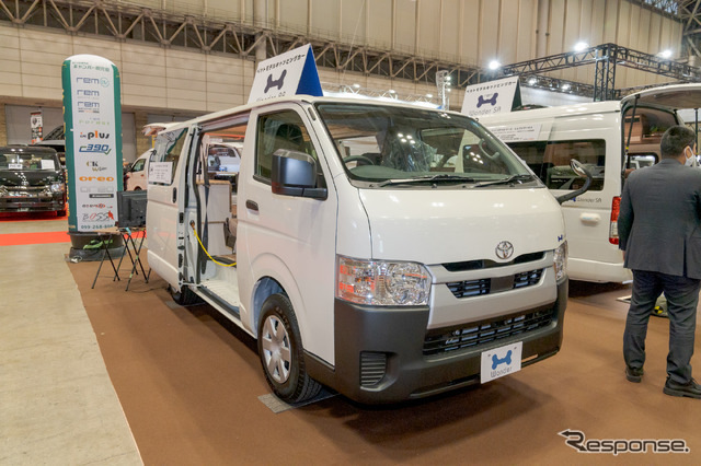ハイエース1強時代の終焉、バッテリー強化で家庭用エアコン導入率が急上昇…2023年春のキャンピングカートレンド