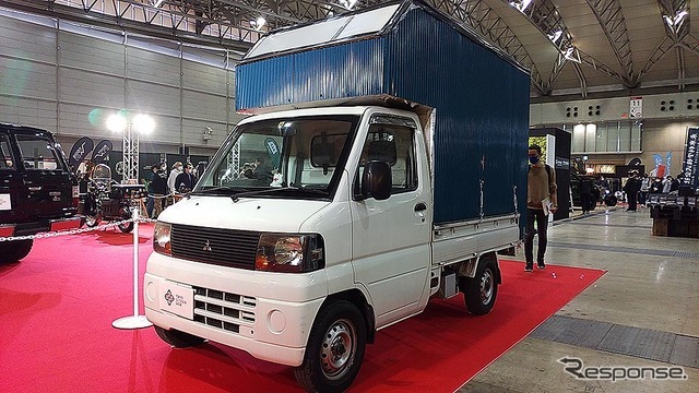 ベース車3万円、ハウス10万円! 芸人の手づくり軽キャンピングカーがすごい…東京オートサロン2023