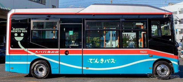 京急バスに納入されたBYD製小型EVバス