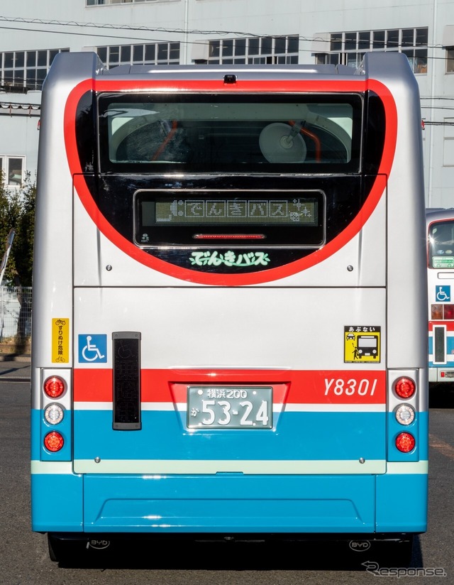 京急バスに納入されたBYD製小型EVバス