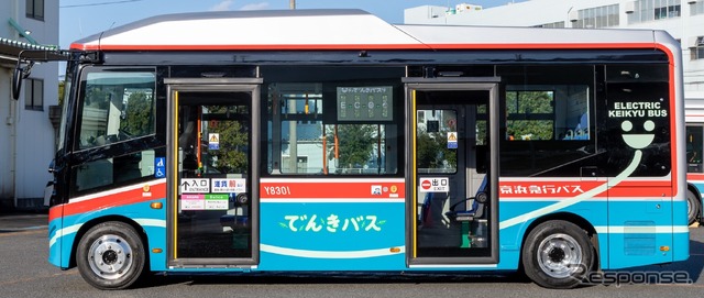 京急バスに納入されたBYD製小型EVバス