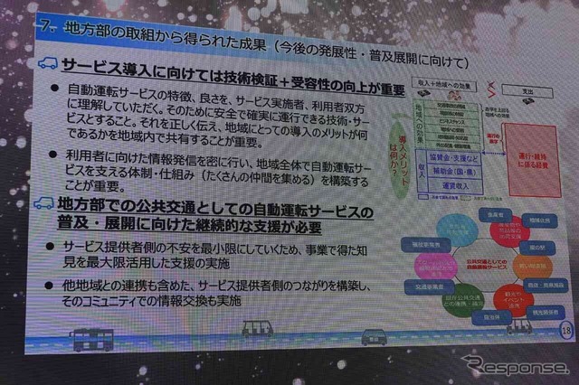 自動運転による移動サービスの普及に向けての課題