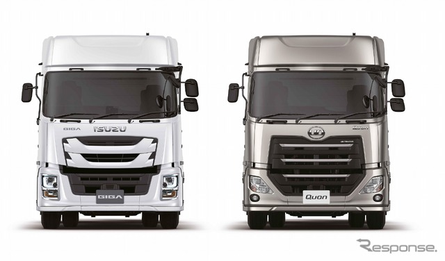 いすゞとUDトラックス、新型トラクタヘッドを発表…協業初の共同