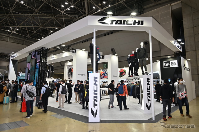 アールエス タイチのブース(東京モーターサイクルショー2023)