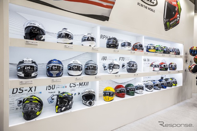HJCのヘルメットもラインアップ