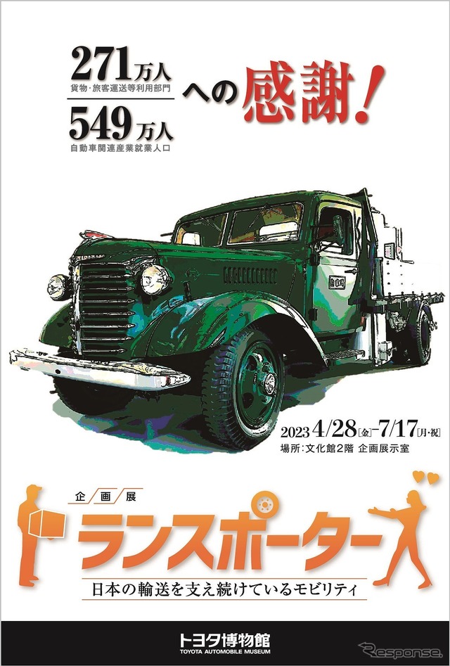 企画展「トランスポーターズ　日本の輸送を支え続けているモビリティ」