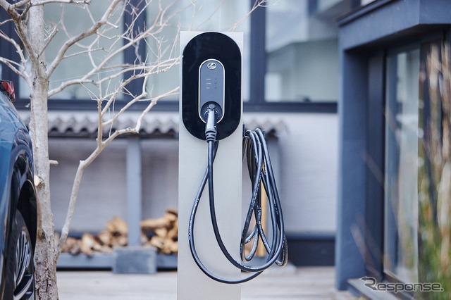 レクサスオリジナル家庭用普通充電器（イメージ）