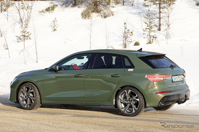 アウディ A3スポーツバック 改良新型プロトタイプ(スクープ写真)