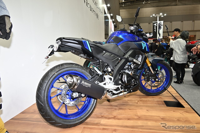 ヤマハ MT-125 アクセサリー装着車(東京モーターサイクルショー2023)