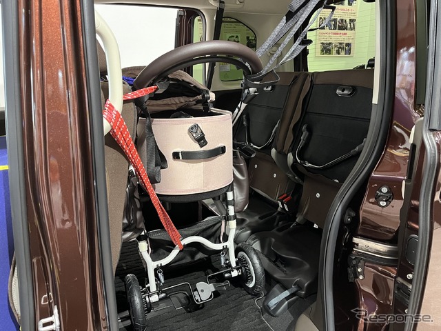 N-BOXの後部にエアバギーを搭載