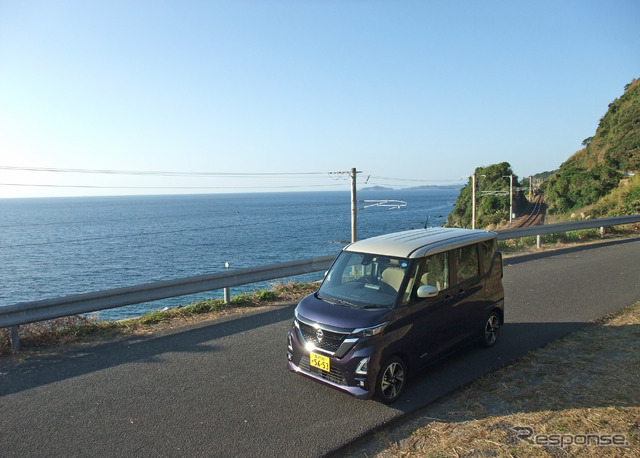 国道3号線から外れたところにある薩摩街道。参勤交代や幕末における陸路上洛のルートだった。