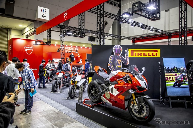 ドゥカティの最新ラインアップを展示したモトコルセ(東京モーターサイクルショー2023)
