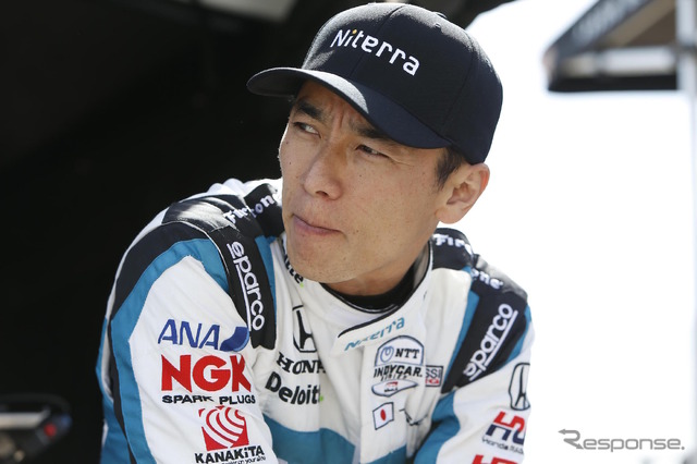 今季の自己初戦を迎えた佐藤琢磨(#11)。