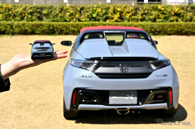 実車とミニッツのS660 Modulo X Version Z