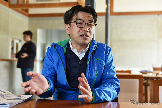 eチューンを担当するスバル 部品用品本部 アクセサリー企画部の宮下裕次氏