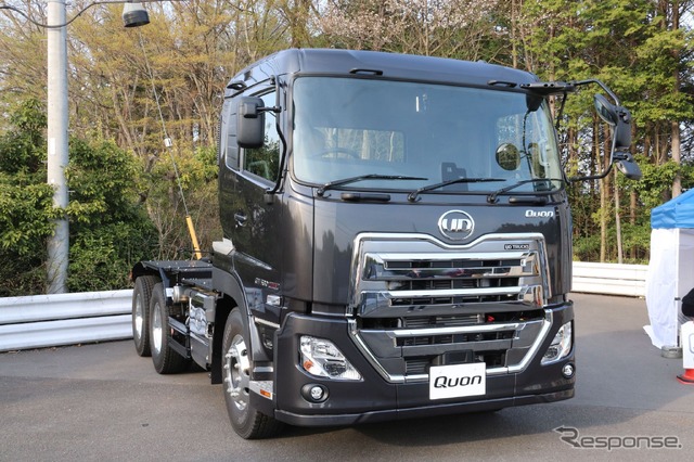 UDトラックス新型クオンGW6×4トレーラー発表