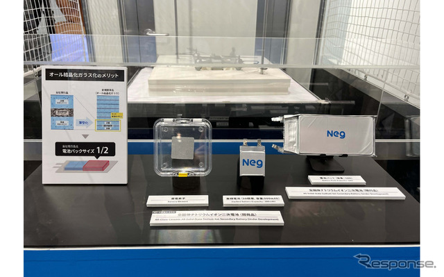 日本電気硝子ブース(二次電池展2023)