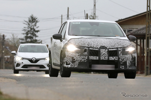 ルノー ルーテシア 改良新型プロトタイプ(スクープ写真)