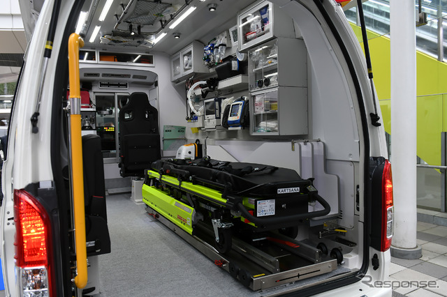 ベルリング「青い救急車」のベースは同社のC-CABIN。内装は同じ