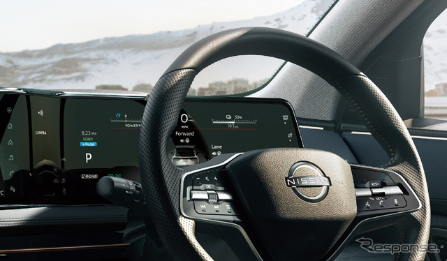 日産アリアのコンビネーションメータ