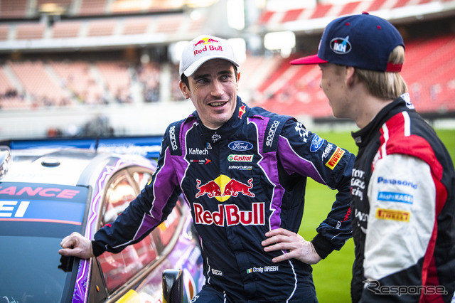 ブリーン選手は昨年(2022年)のWRCラリージャパン復活初回大会にも参戦していた(当時はMスポーツ・フォード陣営に所属)。