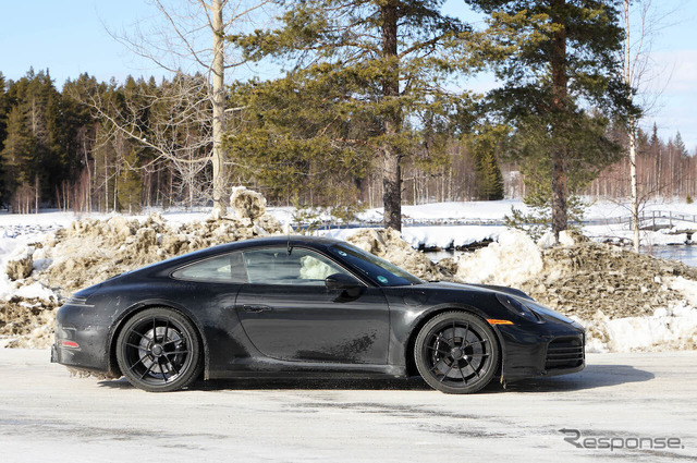 ポルシェ 911 GTS 改良新型プロトタイプ(スクープ写真)