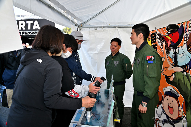 航空自衛隊新田原基地のF-15によるウエルカムフライト