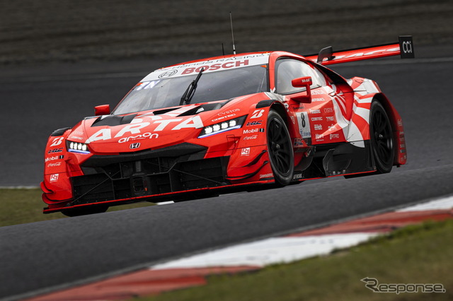 GT500クラス3位の#8 ARTA MUGEN NSX-GT(野尻智紀/大湯都史樹)