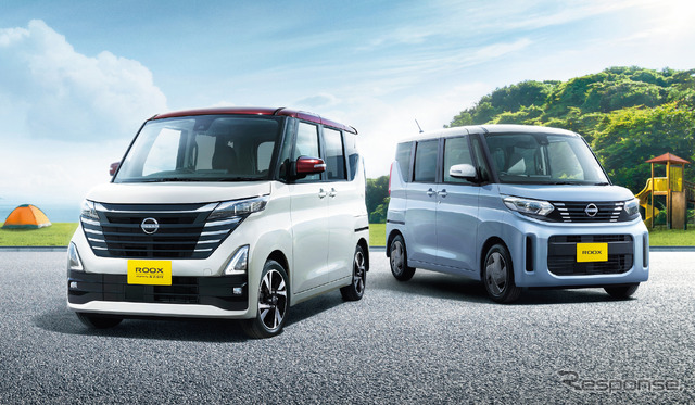 日産 ルークス ハイウェイスター(左)とルークス(右)