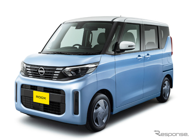 日産 ルークス Xグレード(ソルベブルー/ホワイトパール 2トーン)