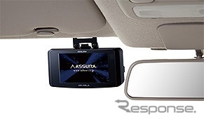 セルスター工業 ASSURA「AR-48LA」:車内ルーフ付近取付例