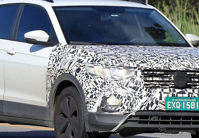 VW T-Cross 改良新型プロトタイプ(スクープ写真)
