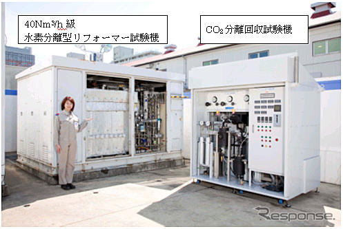東京ガスの水素製造---世界最高水準の高効率とCO2半減