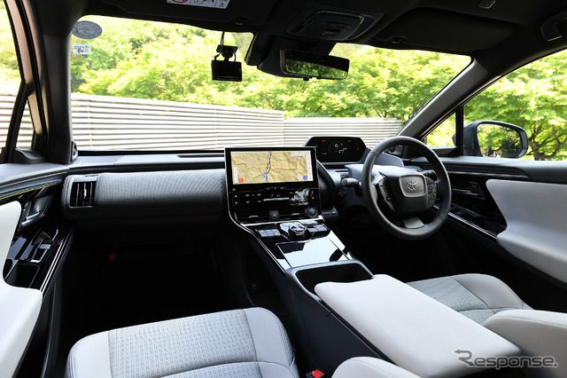 トヨタ bZ4Xのインテリア