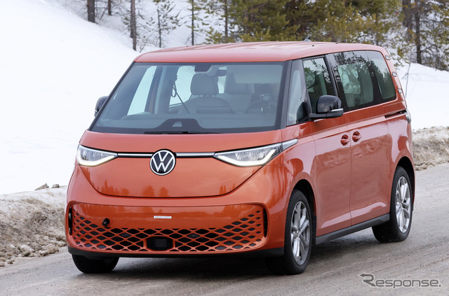 VW ID. Buzz ロングバージョン 市販型プロトタイプ(スクープ写真)