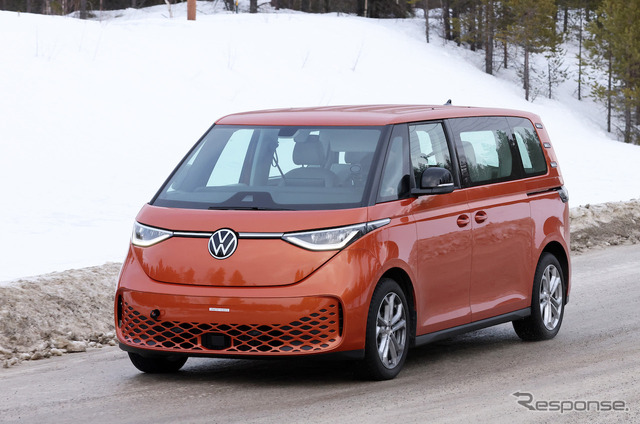 VW ID. Buzz ロングバージョン 市販型プロトタイプ(スクープ写真)