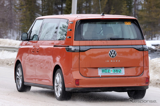 VW ID. Buzz ロングバージョン 市販型プロトタイプ(スクープ写真)