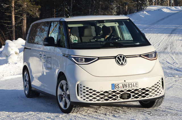 VW ID. Buzz ロングバージョン 市販型プロトタイプ(スクープ写真)