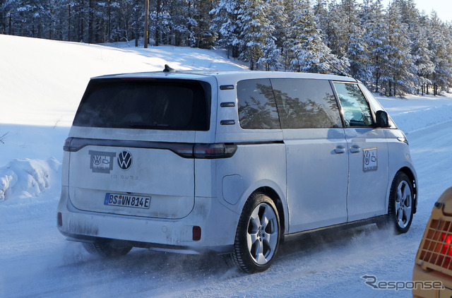 VW ID. Buzz ロングバージョン 市販型プロトタイプ(スクープ写真)