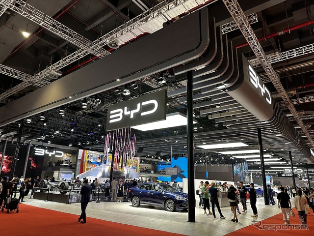 BYDブース(上海モーターショー2023)
