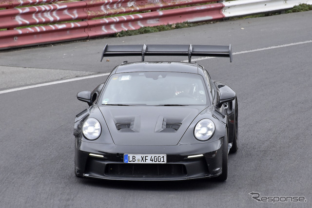 ポルシェ 911 GT2 RS 次期型プロトタイプ(スクープ写真)