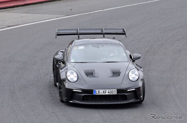 ポルシェ 911 GT2 RS 次期型プロトタイプ(スクープ写真)