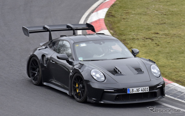 ポルシェ 911 GT2 RS 次期型プロトタイプ(スクープ写真)